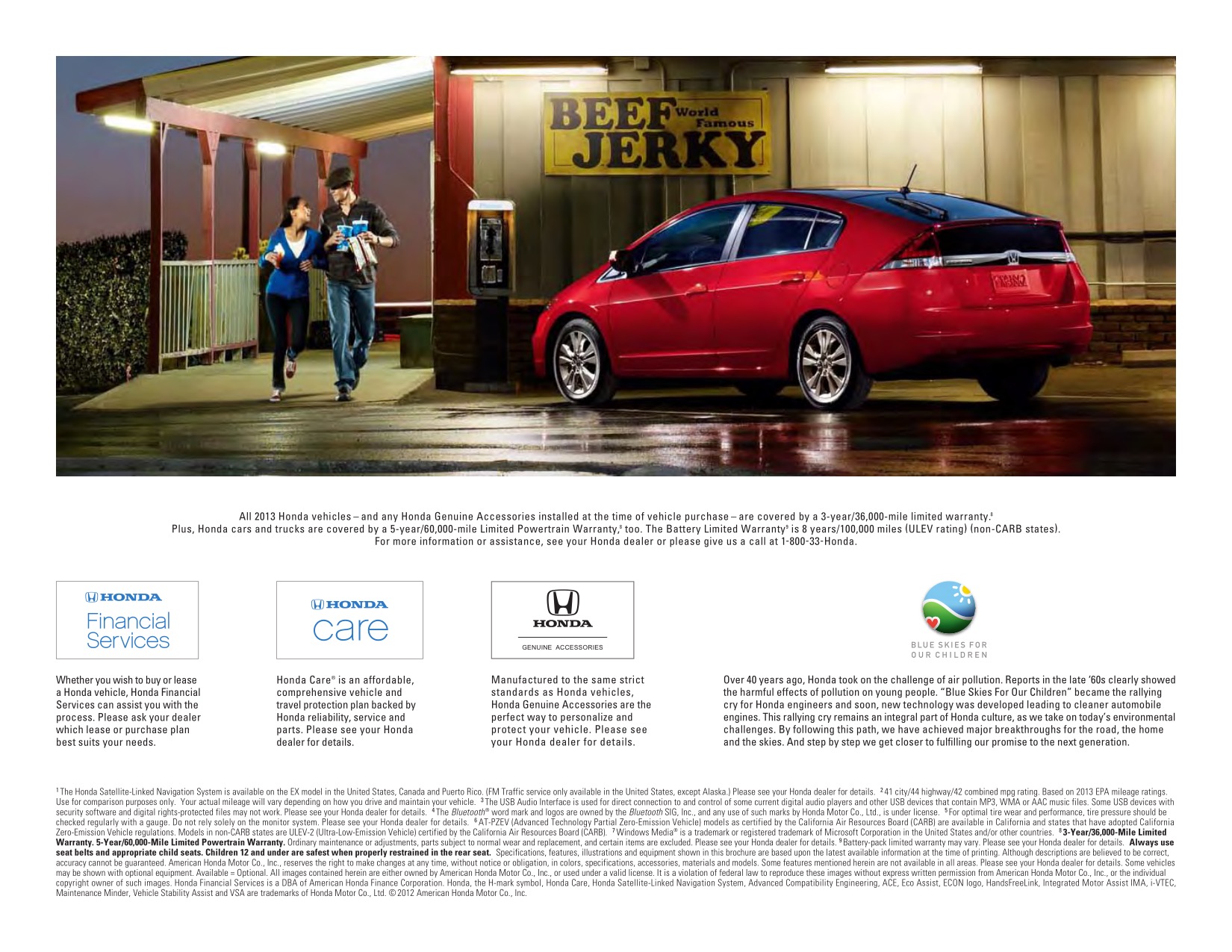 2013 Honda Insight Brochure Page 2
